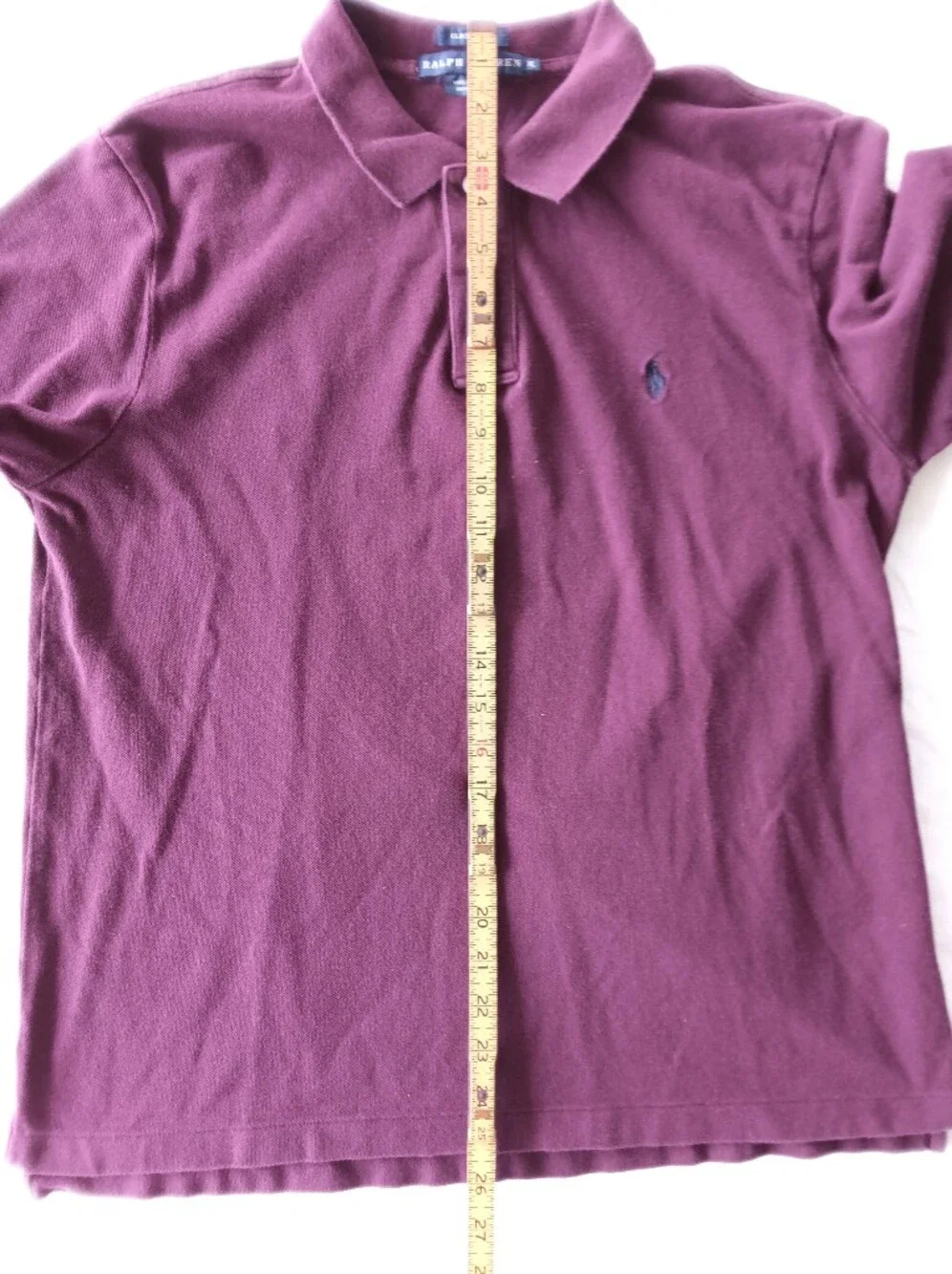 Ralph Lauren Maroon Short-Sleeve Polo